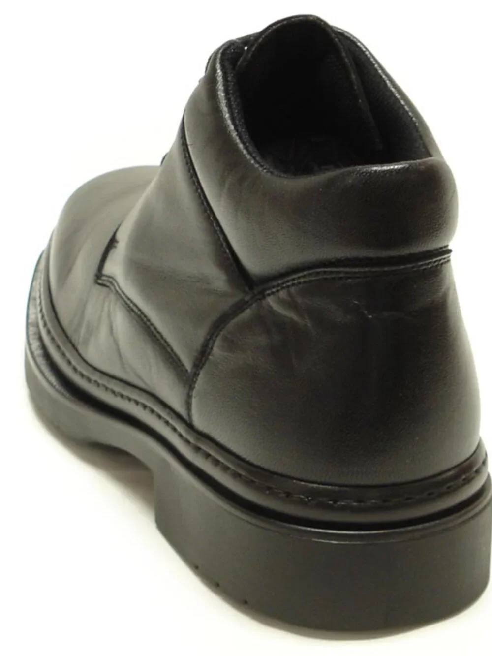 5250 Belka Black Leather Boot Lace up Pinosos Made in Spain